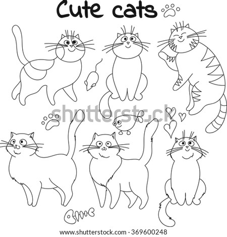 Drawing cat Stock Photos, Images, & Pictures | Shutterstock