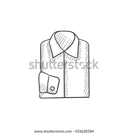 folded shirt vector