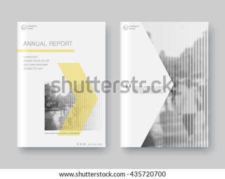 Cover design annual report,vector template brochures, flyers, presentations, leaflet, magazine a4 size. Yellow arrows abstract background - stock vector Cover design annual report,vector template brochures, flyers, presentations, leaflet, magazine a4 size. Yellow arrows abstract background - stock vector