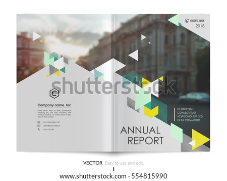 Cover design annual report,vector template brochures, flyers, presentations, leaflet, magazine a4 size. Green, yellow and lime polygons on a grey background Cover design annual report,vector template brochures, flyers, presentations, leaflet, magazine a4 size. Green, yellow and lime polygons on a grey background