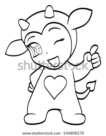 Cute Happy Cartoon Elephant Watering Flower Stock Vector 363529448