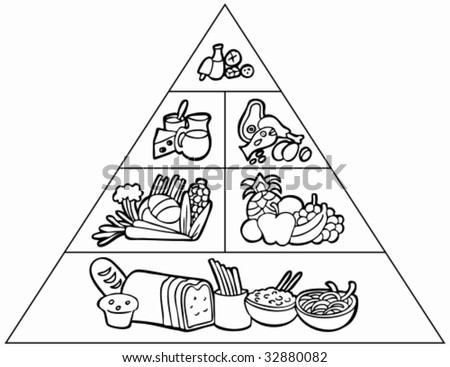 Food pyramid vector Stock Photos, Images, & Pictures | Shutterstock