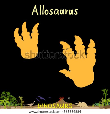 allosaurus tracks