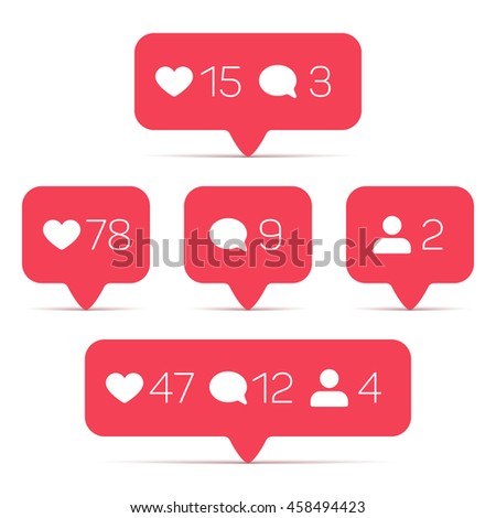 Template of counter with info for social networking. Illustration of web counter Template of counter with info for social networking. Illustration of web counter