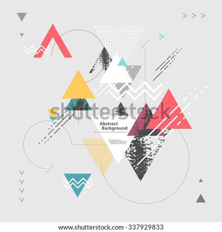 Abstract modern geometric background - stock vector Abstract modern geometric background - stock vector