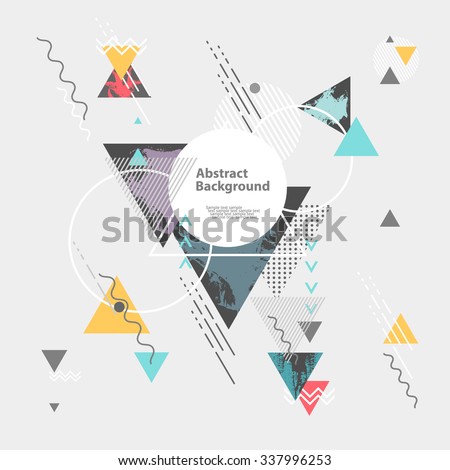 Abstract modern geometric background - stock vector Abstract modern geometric background - stock vector