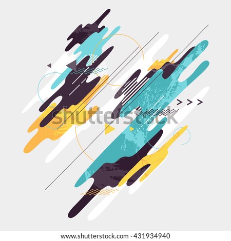 Abstract dynamic geometric background - stock vector Abstract dynamic geometric background - stock vector