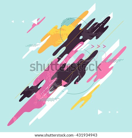 Abstract dynamic geometric background - stock vector Abstract dynamic geometric background - stock vector
