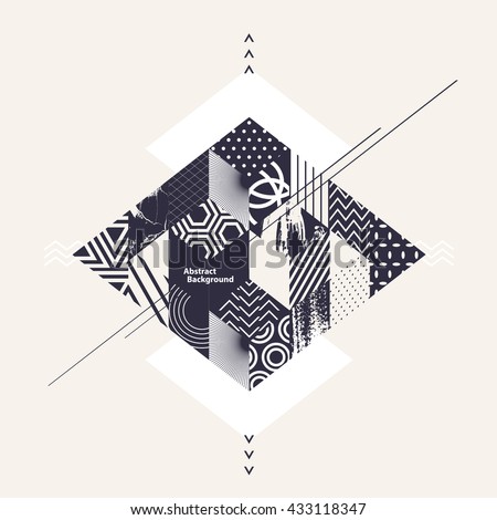 Abstract art geometric background - stock vector Abstract art geometric background - stock vector