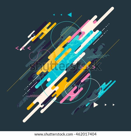 Abstract dynamic geometric background - stock vector Abstract dynamic geometric background - stock vector