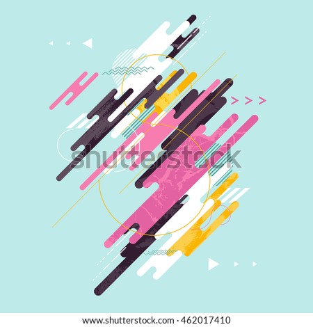 Abstract dynamic geometric background - stock vector Abstract dynamic geometric background - stock vector