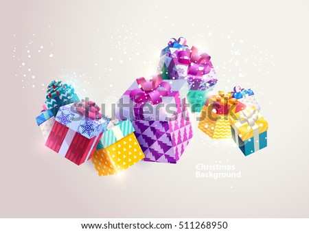 Christmas colorful gifts Christmas colorful gifts