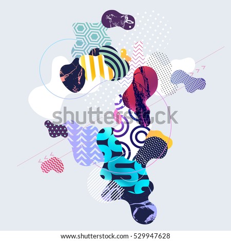 Abstract multicolor geometric background Abstract multicolor geometric background