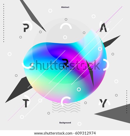 Abstract colorful poster for party Abstract colorful poster for party