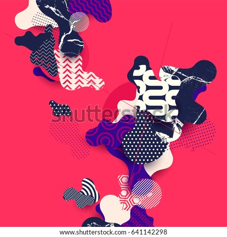 Abstract color modern geometric background Abstract color modern geometric background