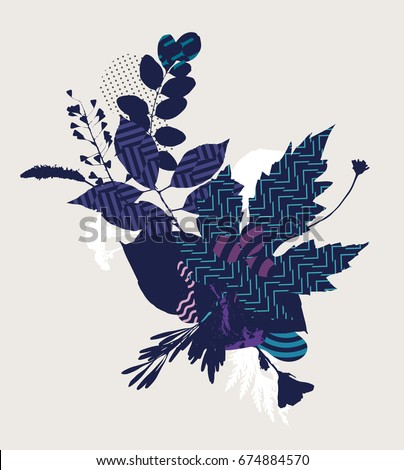 Abstract floral decorative background Abstract floral decorative background
