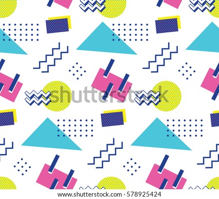 90's style seamless pattern 90's style seamless pattern