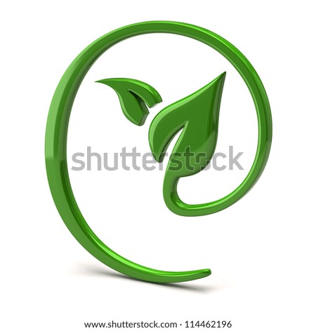 Green Leaf Icon Stock Illustration 114462196 - Shutterstock