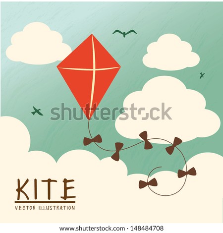 Fly Kite Stock Vectors & Vector Clip Art | Shutterstock