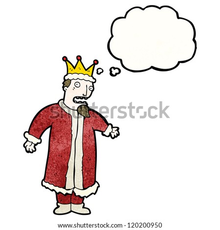 King Wearing Crown Cartoon Stock Vector 87040388 - Shutterstock