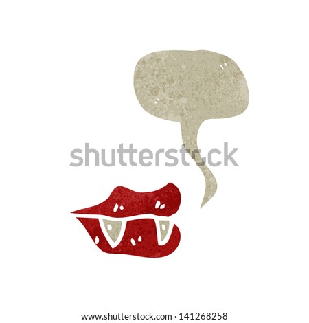 Stock Images similar to ID 97387814 - talking vampire fangs cartoon