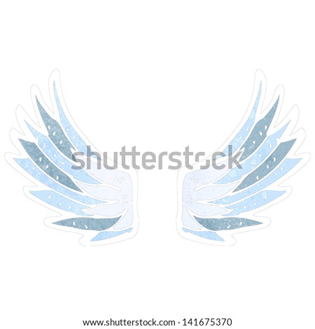 Cartoon Angel Wings Stock Illustration 97045313 - Shutterstock
