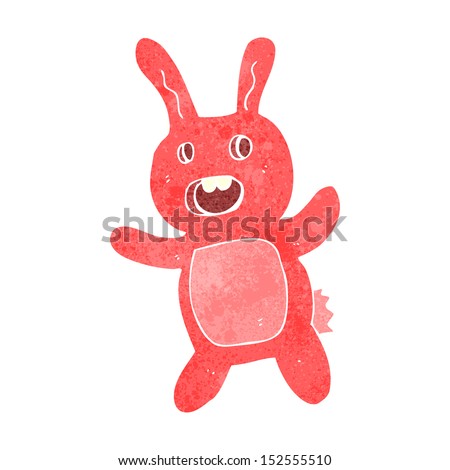 Scary Halloween Bunny Cartoon Stock Vector 79997953 - Shutterstock