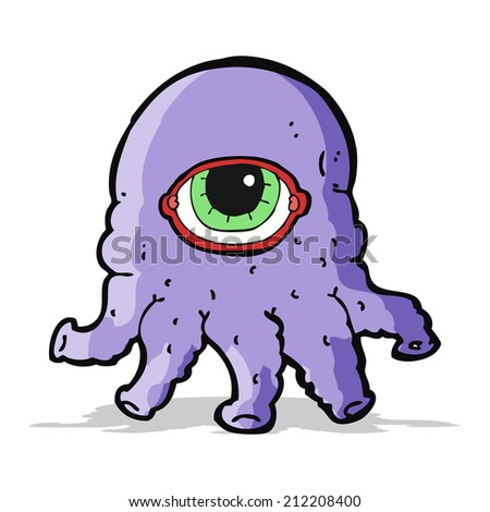 Cartoon Alien Head Stock Vector 212014639 - Shutterstock