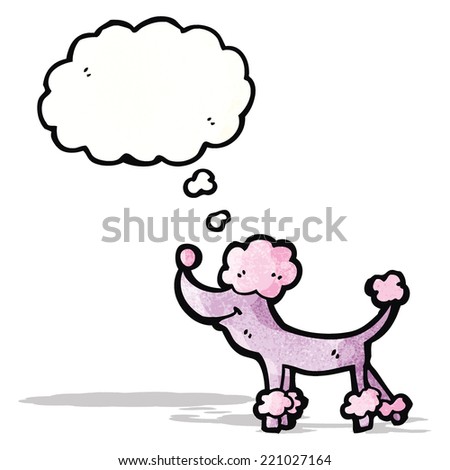 Happy Poodle Cartoon Stock Vector 91289486 - Shutterstock