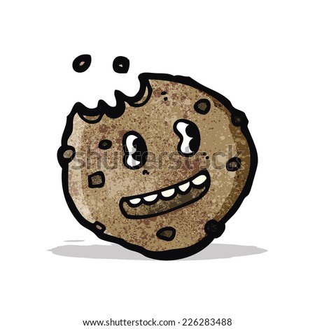 Happy Cookie Cartoon Stock Vector 66067651 - Shutterstock