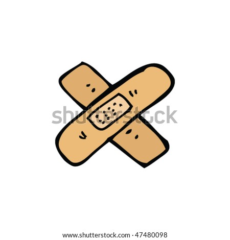 Drawing Band Aid Stock Vector 47480098 - Shutterstock