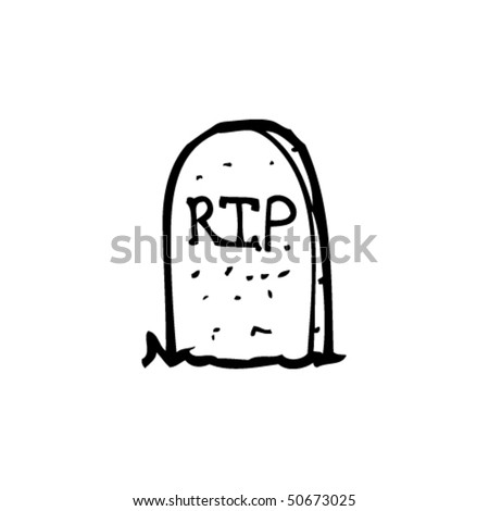 Stock Images similar to ID 56261890 - sketch of a grave stone