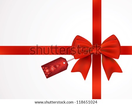 Red Bow Isolated Stock Vector 118056898 - Shutterstock