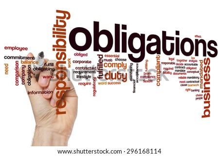 obligations obligation concept cloud word shutterstock illustration vectors royalty