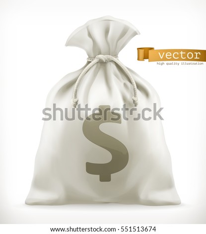 Money Bag, 3d vector icon Money Bag, 3d vector icon