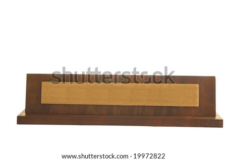 isolated blank wooden nameplate background plates name shutterstock