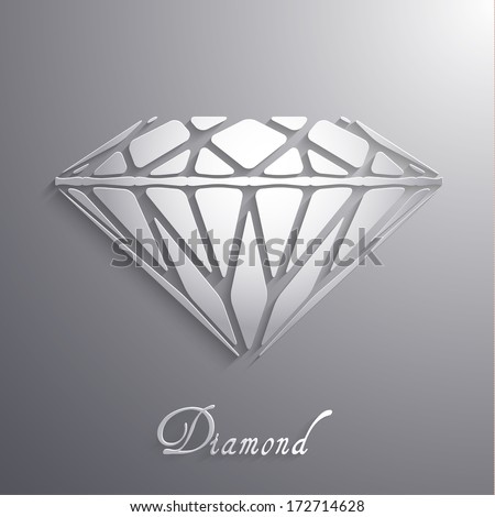 3D Paper Diamonds