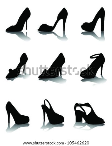 Shoes silhouette Stock Photos, Images, & Pictures | Shutterstock