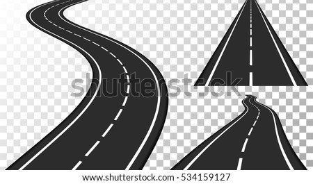 Vertical asphalt roads, vector eps10 illustration Vertical asphalt roads, vector eps10 illustration