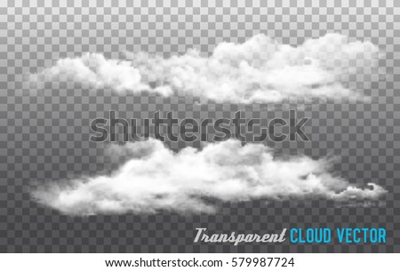 Clouds vector on transparent background. Clouds vector on transparent background.
