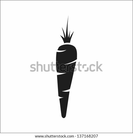 Carrot Silhouette Stock Images Royalty Free Images Vectors