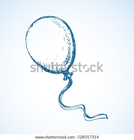 Cute merry rise oxygen gas ball flight isolated on white sky air backdrop. Freehand outline ink hand drawn picture sketch in art retro joy scribble style pen on paper. View close up and space for text Cute merry rise oxygen gas ball flight isolated on white sky air backdrop. Freehand outline ink hand drawn picture sketch in art retro joy scribble style pen on paper. View close up and space for text