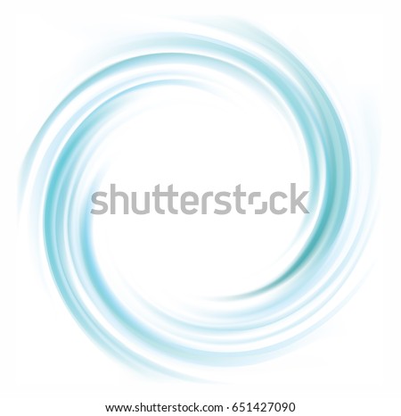 Vibrant tiffany curvy spray moving eddy surface with space for text in glowing white center. Volute torsion flow shiny bright celeste color curl gyration Vibrant tiffany curvy spray moving eddy surface with space for text in glowing white center. Volute torsion flow shiny bright celeste color curl gyration