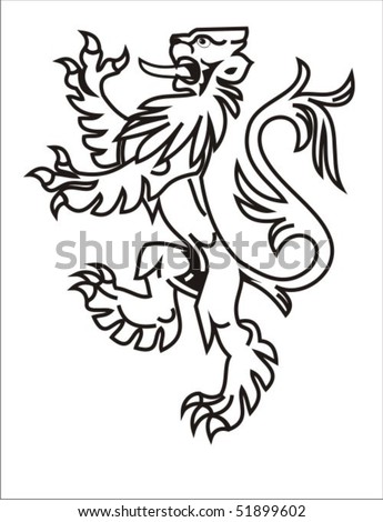 Lion rampant Stock Photos, Images, & Pictures | Shutterstock