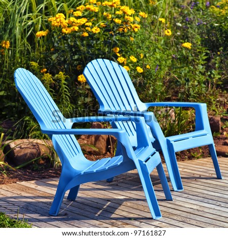 NAVY BLUE PLASTIC ADIRONDACK CHAIRS | Adirondack Chairs