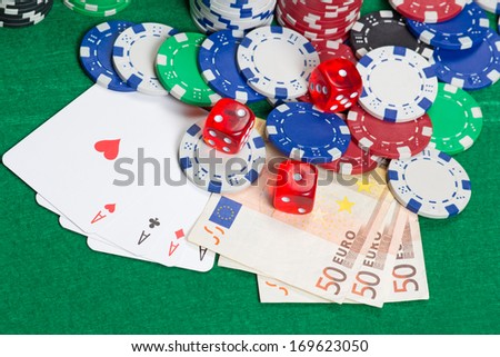 4 pics 1 word ace cards poker chips