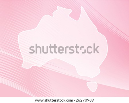 Logo Design Australia on Map Of Australia  Abstract Graphical Design Illustration Stock Image