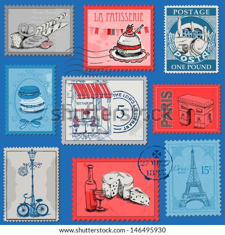 French stamp Stock Photos, Images, & Pictures | Shutterstock