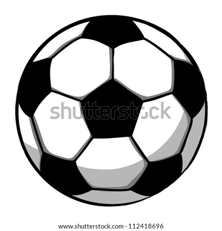 Soccerball Cartoon Stock Vector 112418696 - Shutterstock