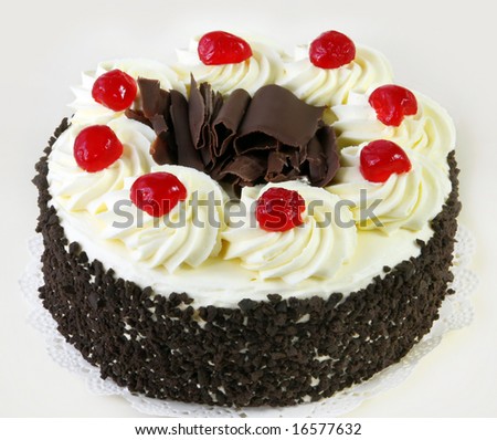 http://thumb1.shutterstock.com/display_pic_with_logo/60694/60694,1219783691,4/stock-photo-black-forest-cake-topped-with-whipped-cream-and-cherries-16577632.jpg